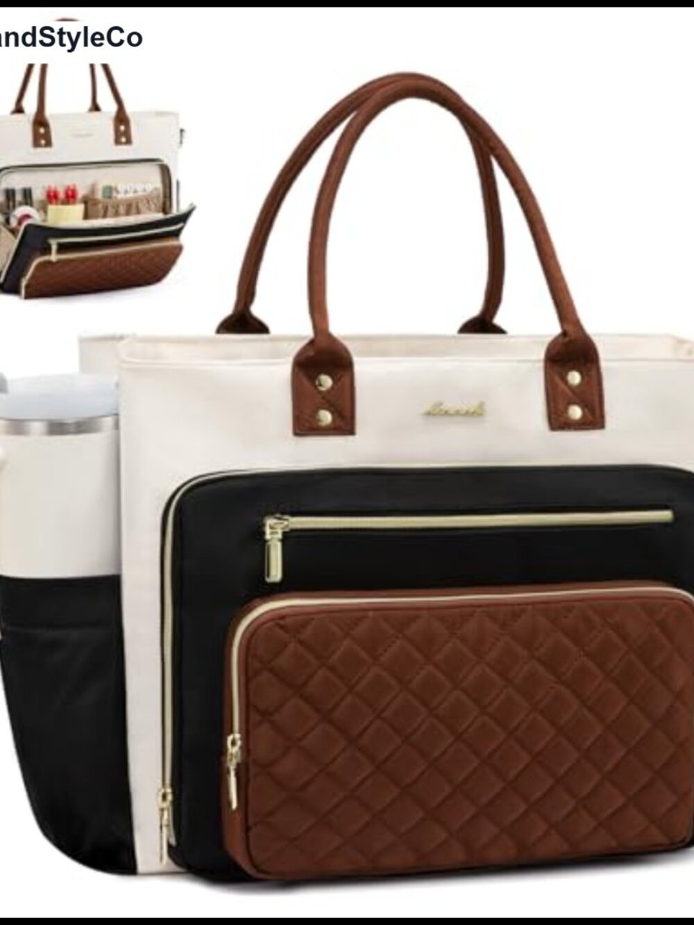 Professional Tote Bag Women Work 15.6in Laptop